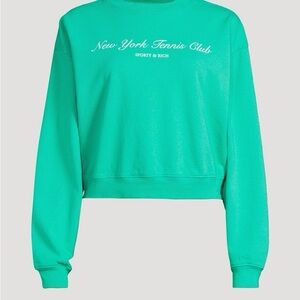 NWT | Sporty & Rich 'New York Tennis Club'  Crewneck Sweatshirt | Holt Renfrew
